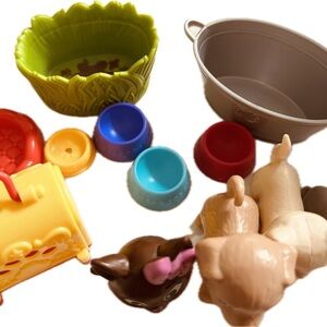 Barbie Pet accessories Cute Kitty Puppy & Pet Fashion Dolls 13 Piece Set